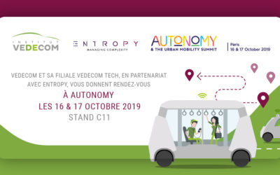 Venez découvrir les solutions de mobilité innovantes de VEDECOM au salon Autonomy & The Urban Mobility Summit