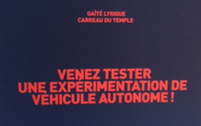 VEDECOM a expérimenté son démonstrateur à conduite déléguée, dans Paris, lors de la 7ème édition de Futur en Seine